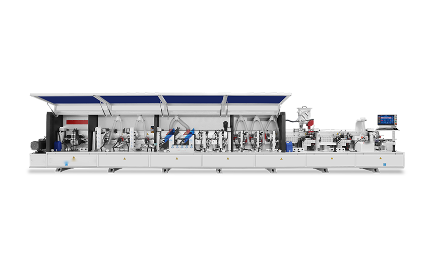 Линейный кромкооблицовочный станок с двойным клеем из Китая